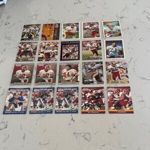 Washington Commanders/Redskins Football Card Collection Bundle